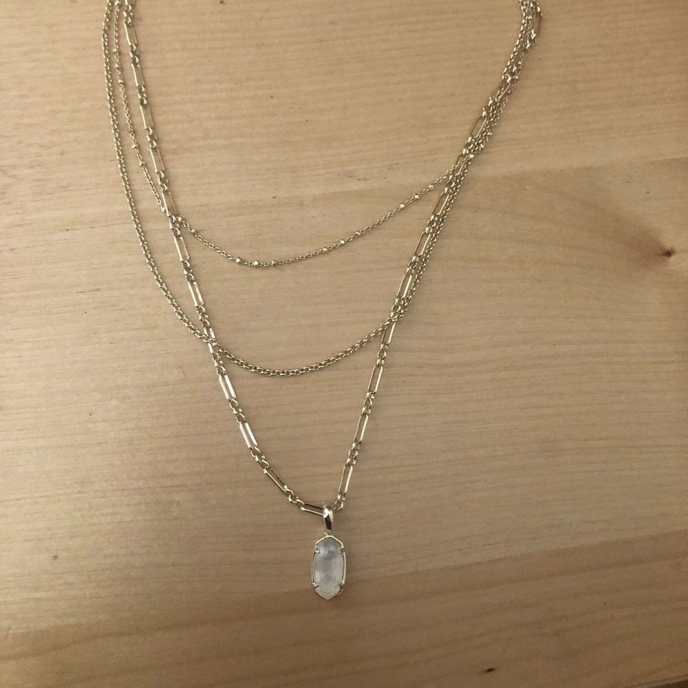 Kendra Scott Elisa triple strand necklace